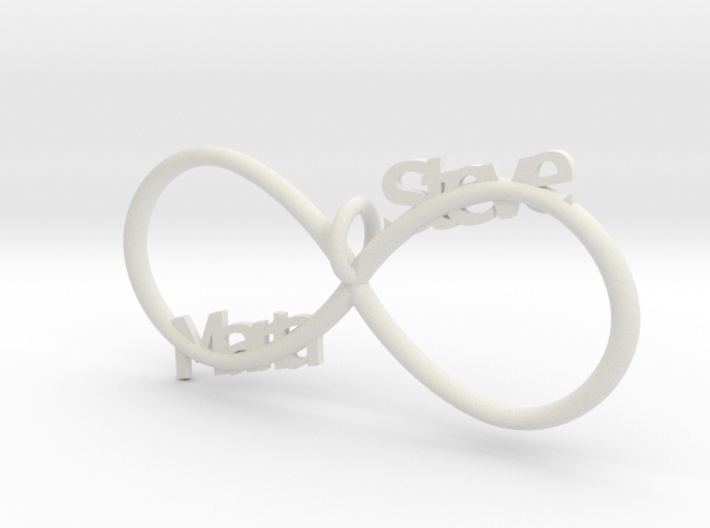 Infinity (Personalize) 3d printed