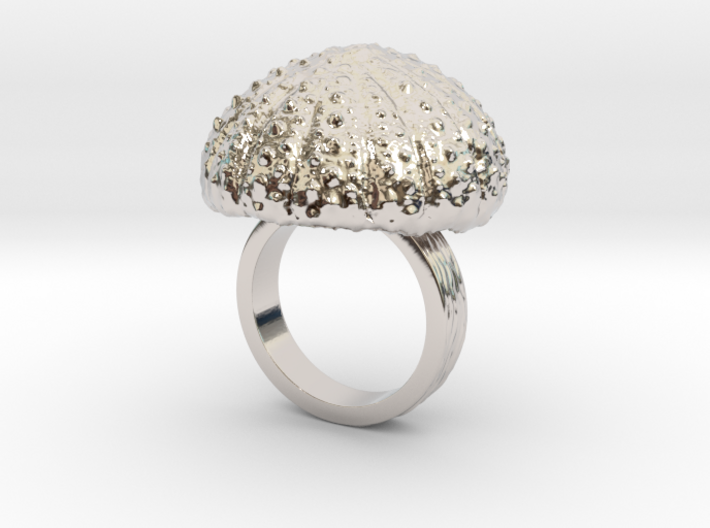 Urchin Statement Ring - US-Size 6 (16.51 mm) 3d printed