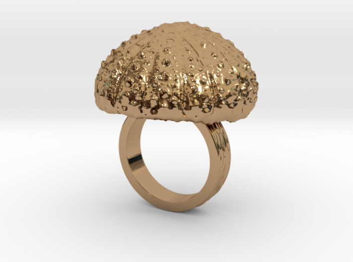 Urchin Statement Ring - US-Size 4 (14.86 mm) 3d printed