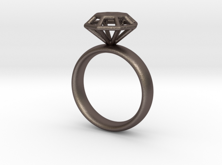 Diamond Ring 3d printed 