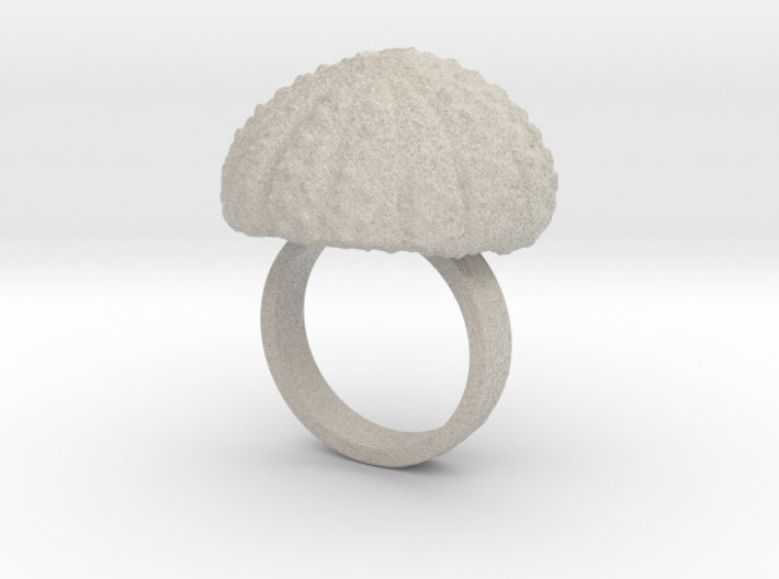 Urchin Statement Ring - US-Size 6 1/2 (16.92 mm) 3d printed
