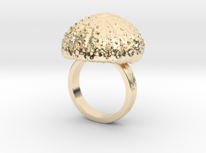 Urchin Statement Ring - US-Size 9 (18.89 mm) 3d printed