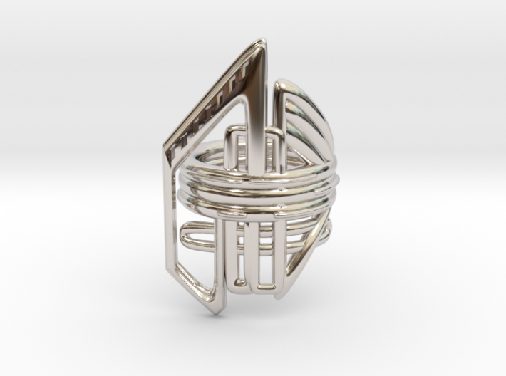 Balem's Ring2 - US-Size 7 1/2 (17.75 mm) 3d printed