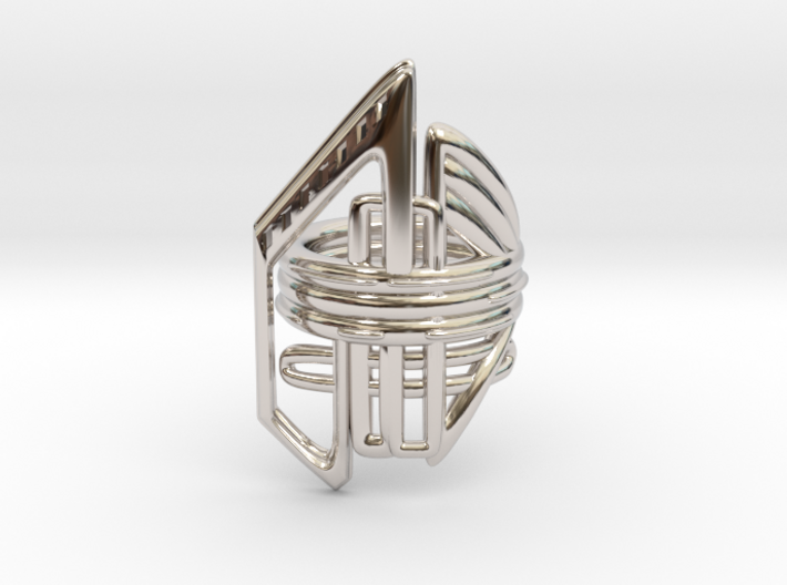 Balem's Ring2 - US-Size 7 (17.35 mm) 3d printed