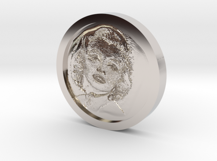 Marilyn Monroe Coin 3d printed
