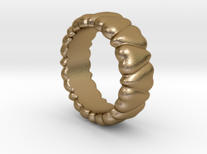 Ring Heart To Heart 15 - Italian Size 15 3d printed