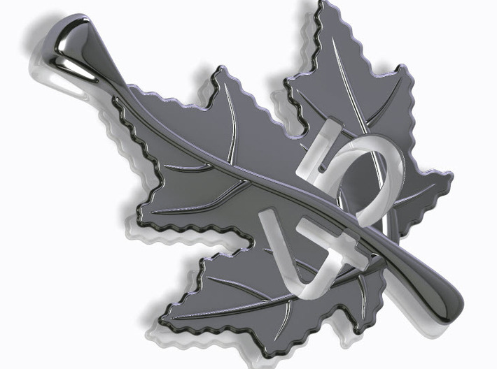 Canadian Maple Leaf Pendant 3d printed Canadian Maple Leaf Pendant