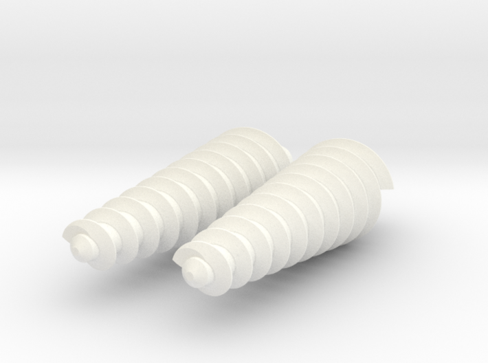 Two Twisty Drills 3d printed