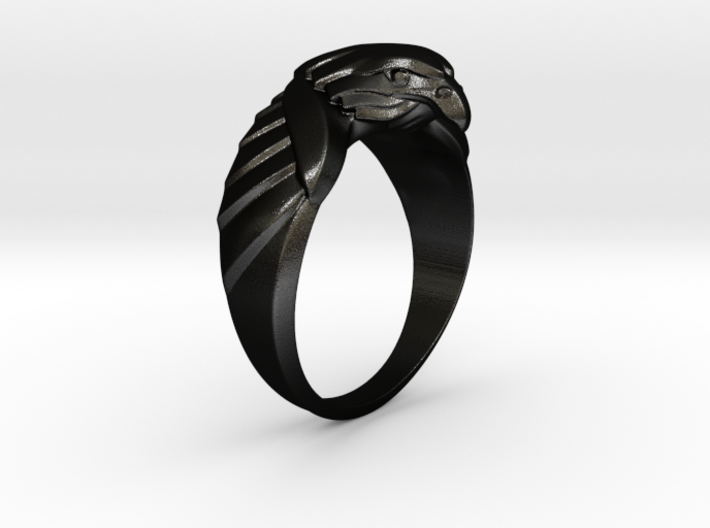 Eagle Ring 17mm 3d printed
