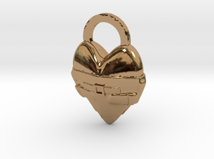Crazy For Love Pendant 3d printed