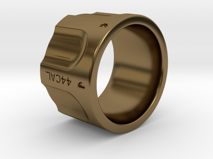Revolver Ring Size 11 3d printed
