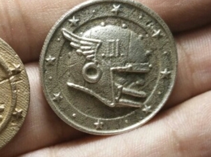 human coin 10 3d printed 