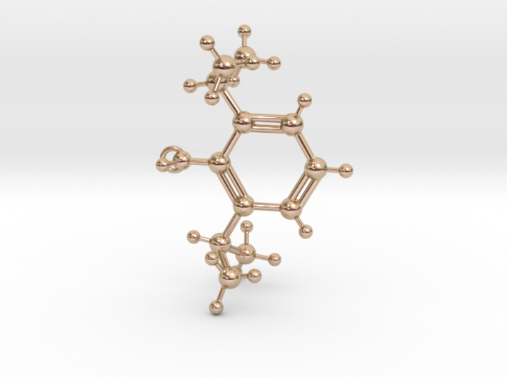 Propofol Molecule 3d printed