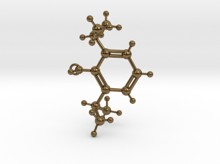 Propofol Molecule 3d printed