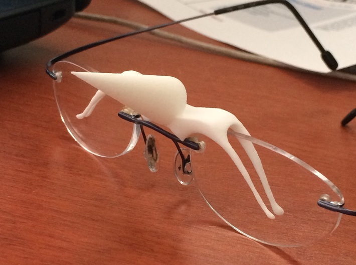 Unicorn Eyeglass Cap 3d printed