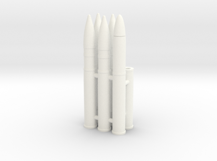 1/24 scale US 75mm Shells 3d printed