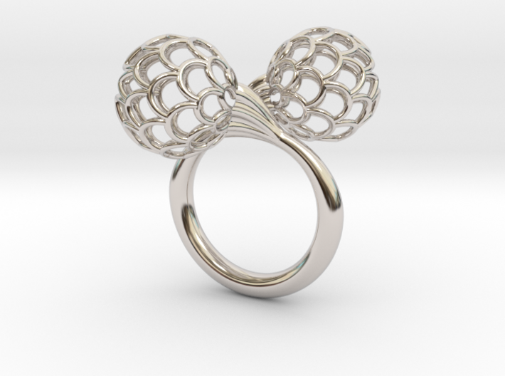 Bloom Ring (Size 8) 3d printed