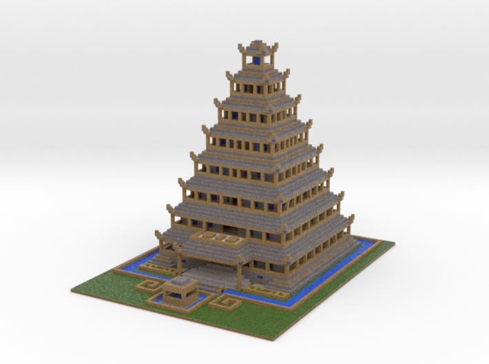 Temple Of The Moon Simple 3d printed