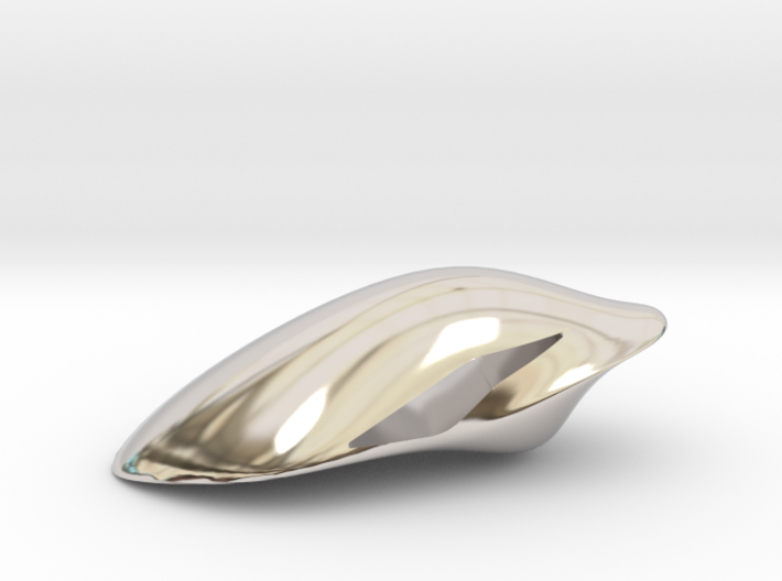 Floating Pendant. Smooth Shaped for Perfect Comfor 3d printed
