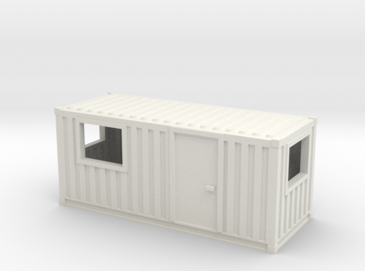 N Scale 20 Ft Office Container 3d printed 