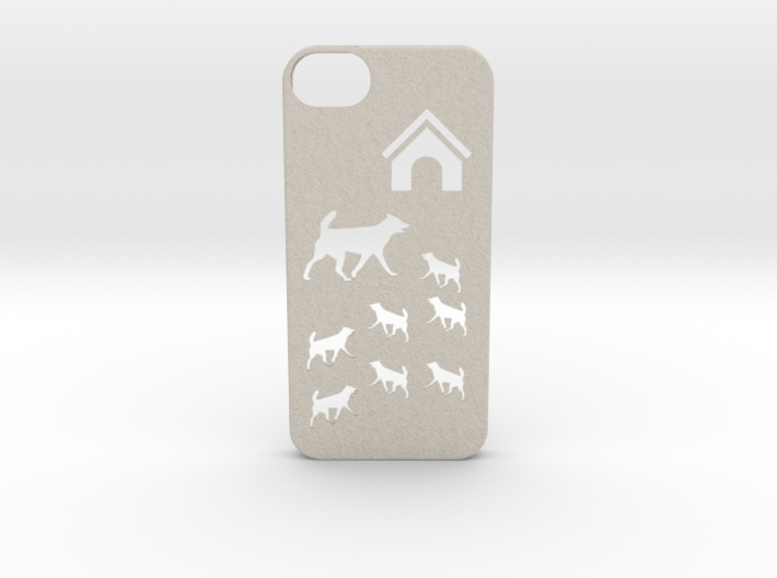 Iphone 5/5s dogs case 3d printed