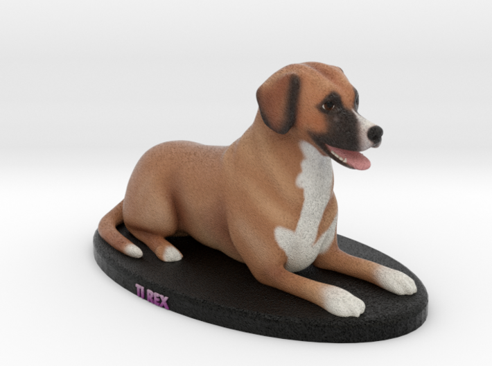 Custom Dog Figurine - Rex 3d printed
