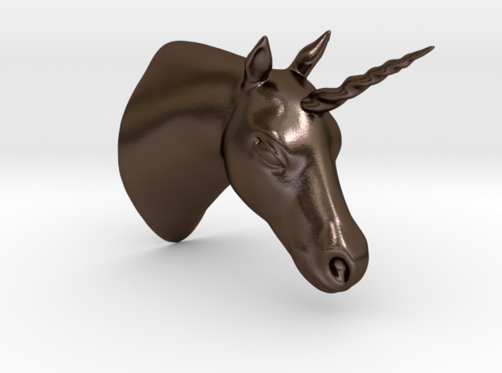 Unicorn Bust 3d printed