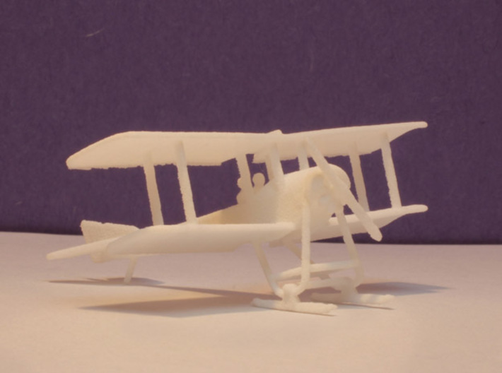 Sikorsky S-16 with skis [resting position] 3d printed 1:144 Sikorsky S-16 print