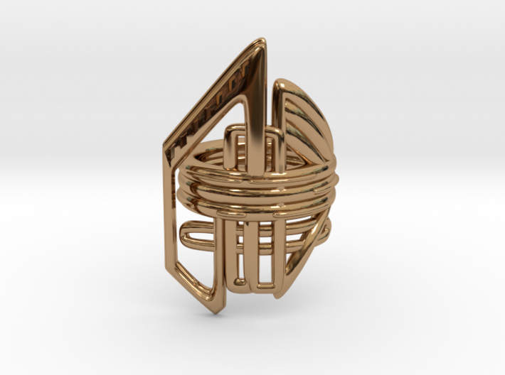Balem's Ring2 - US-Size 10 1/2 (20.20 mm) 3d printed