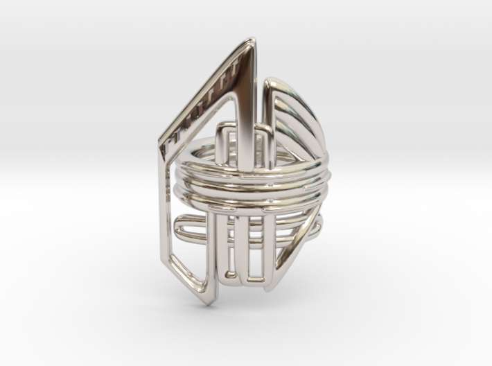 Balem's Ring2 - US-Size 9 1/2 (19.41 mm) 3d printed