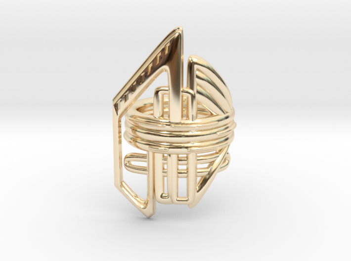 Balem's Ring2 - US-Size 11 (20.68 mm) 3d printed