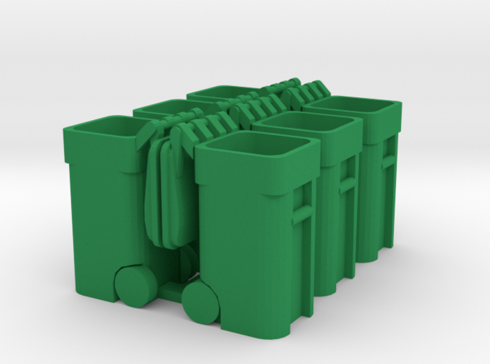 Trash Cart (6) Open - 'O' 48:1 Scale 3d printed