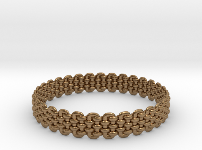 Wicker Pattern Bracelet Size 5 3d printed