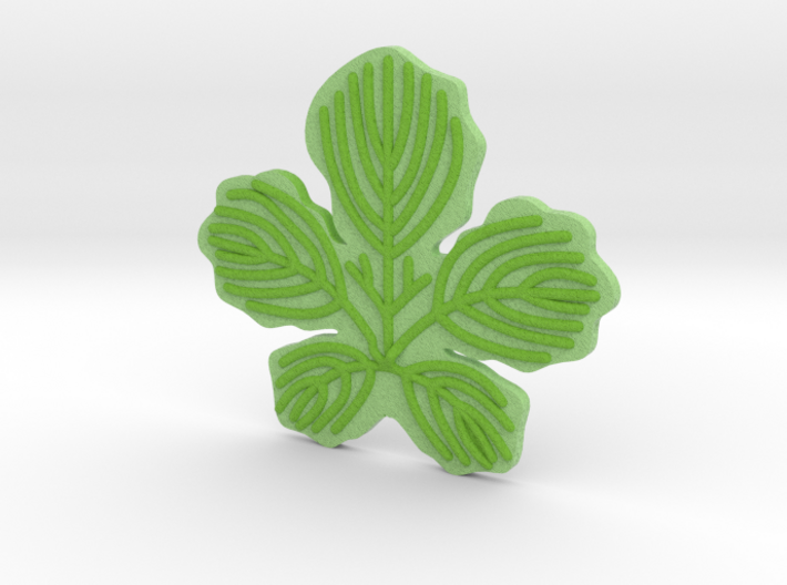 Paper Mulberry Leaf 3d printed