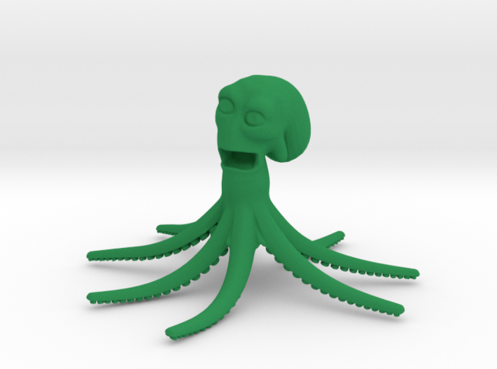 Toon octopus pose 01 3d printed
