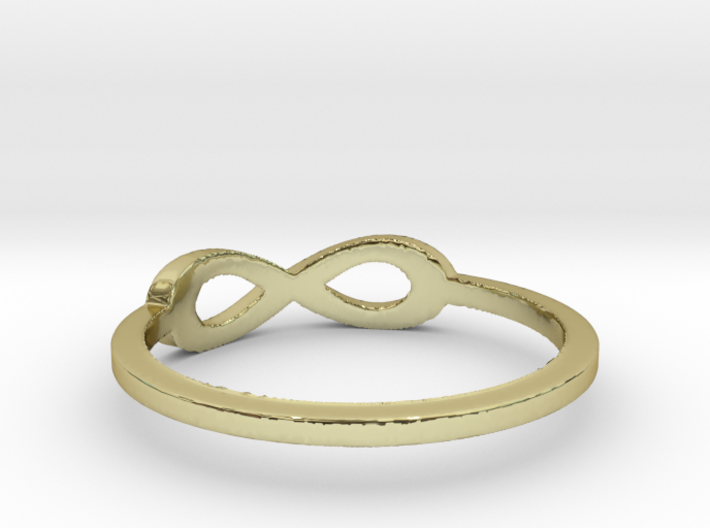 infinity ring Ring Size 7 3d printed