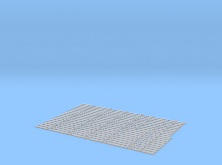 O Scale Num 10 Hook Plate Array (repaired) 3d printed