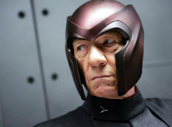 Magneto helmet from X-Men 2&3 movies 3d printed 