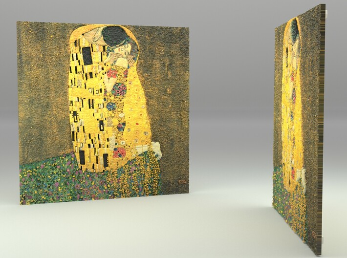 The Kiss (Gustav Klimt) 3d printed