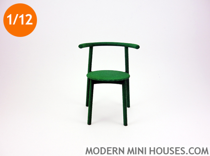 Solo Modern Designer Chair 1:12 scale 3d printed