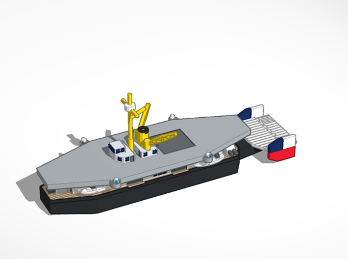 Chile Andes Class Carrier 3d printed