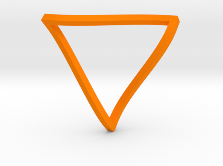 Penrose Triangle - thin 3d printed