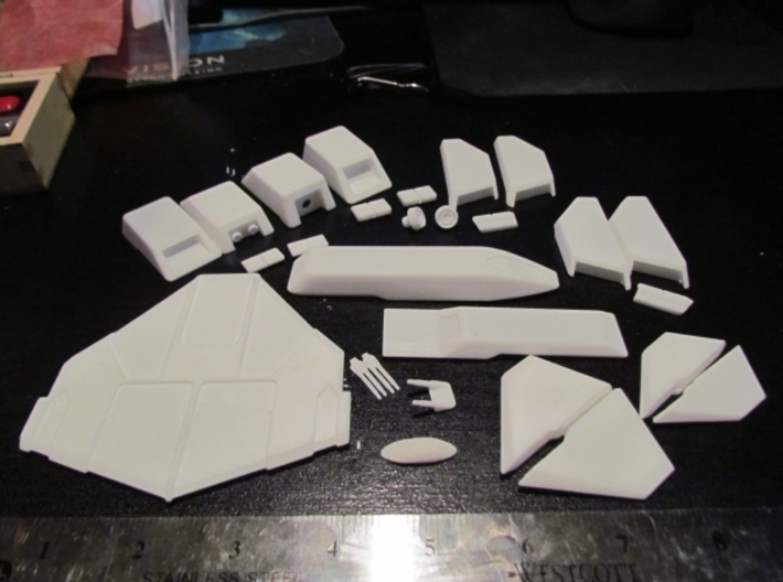 Excalibolg 3d printed Layout of parts