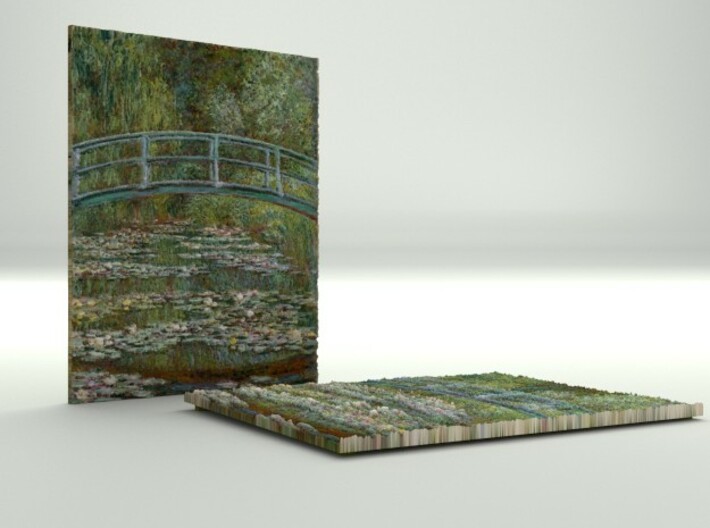 Water Lilies (Claude Monet) 3d printed 