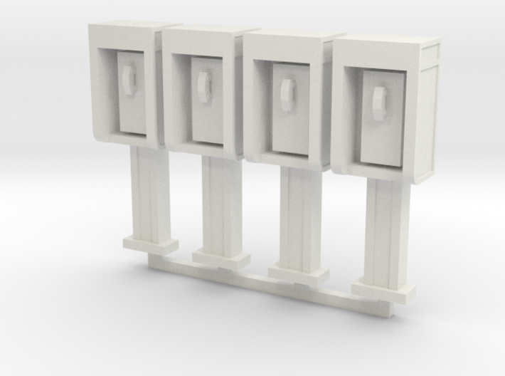 Phone Booth 4 pack 3d printed