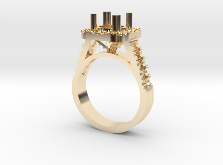 Custom Wedding Ring 3d printed