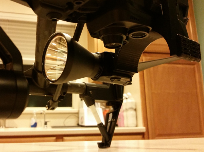 Dual headlight for Inspire 1 3d printed 