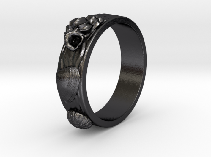Urchin Ring 1 - US-Size 2 1/2 (13.61 mm) 3d printed