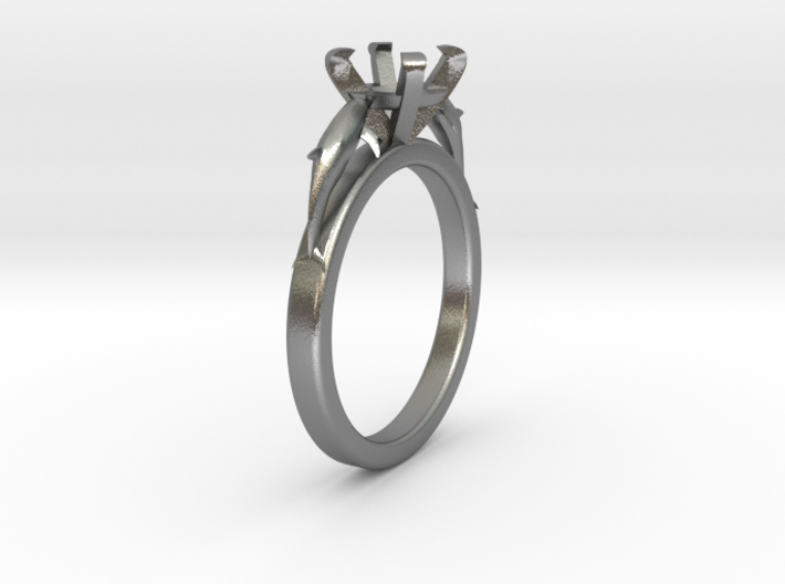 Delphin Ring Ø8.35 Mm For Ø6.5 Mm Diamond 3d printed