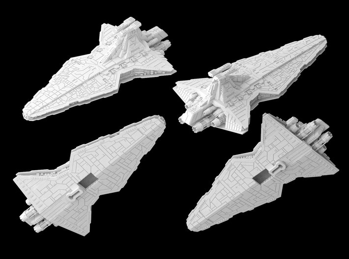 Venator Star Destroyer (1/7000) 3d printed